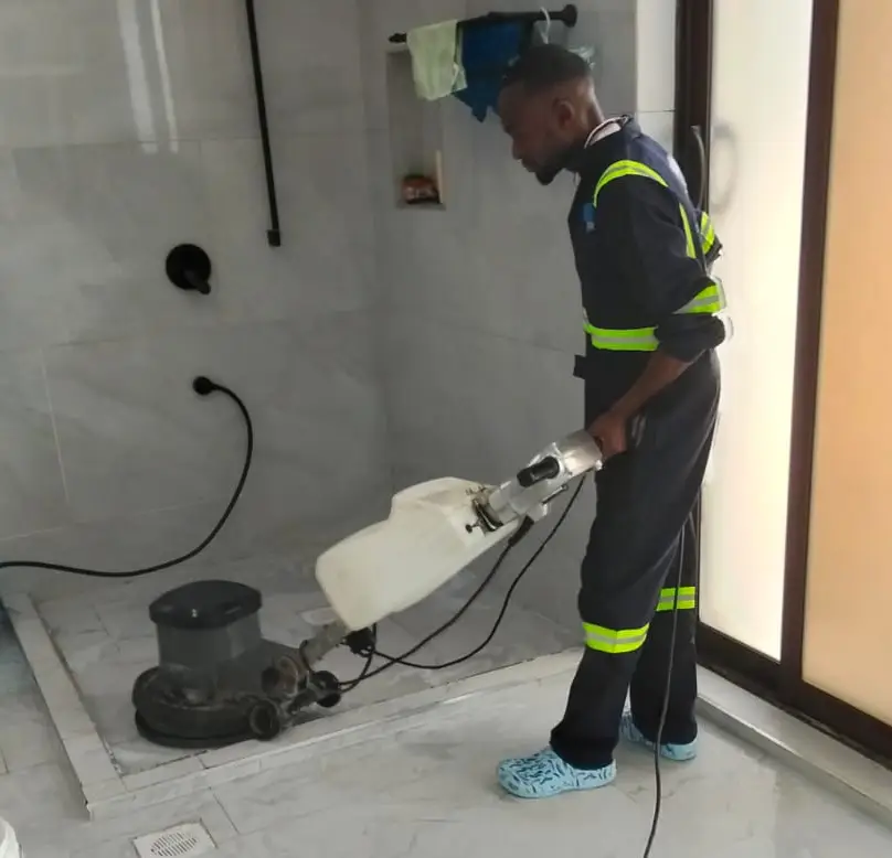 Kitchen and bathroom cleaning